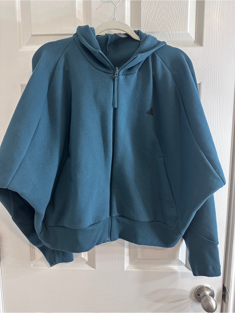 Adidas Z.N.E. Full Zip Hoodie Arctic Night Teal Women’s XL